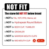 Straw Lid for Hydroflask Wide Mouth 32 oz, Straw Lid Compatible with Hydro Flask 18oz 20oz 32oz 40oz, Lids for Hydroflasks Wide Mouth Bottle, Wide-Mouth 32 40 oz Straw Lid Top Straw Cap Replacement