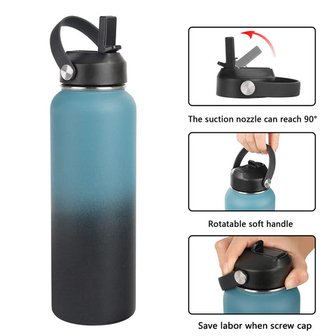 Hydro Flask Wide-Mouth 12-oz. Bottle for Kids with Straw Lid