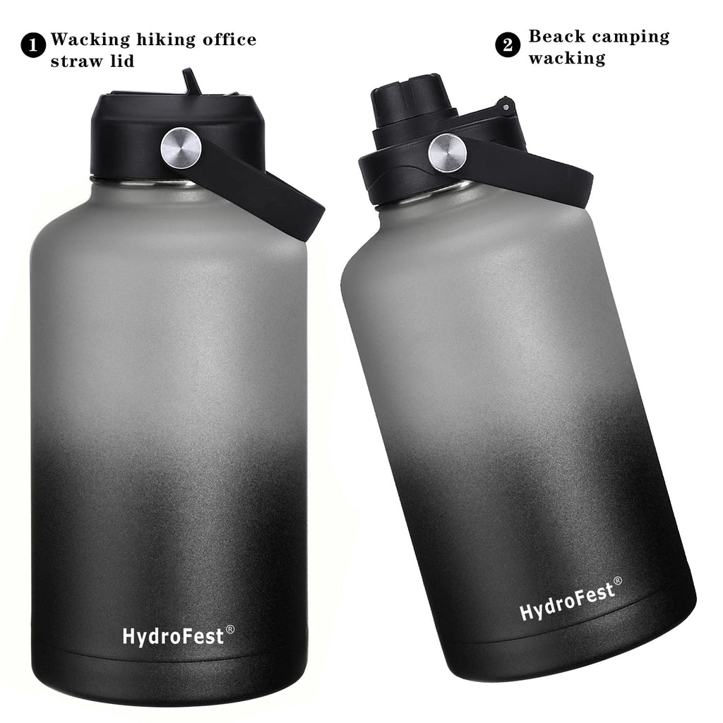 HydroFest Straw lid for Hydroflask Wide Mouth Water Bottle,Flex