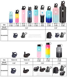 SENDESTAR Water Bottle 32oz-64 oz,2 Lids(Straw lid),Wide Mouth Stainless Steel Vacuum Insulated Double Wall Keep Liquids Cold or Hot All Day,Sweat Proof Sport Design